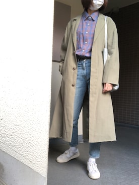 「RAY CASSIN（レイカズン）のアイテム（その他アウター）」を使った、Masasamasaさん（レディース・160cm）の春コーディネート