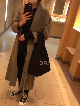 「RAY CASSIN（レイカズン）のアイテム（その他アウター）」を使った、Masasamasaさん（レディース・160cm）の春コーディネート