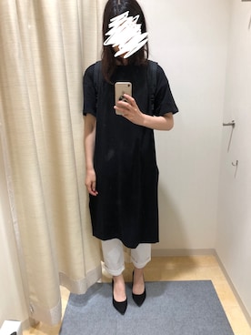 「passage mignon/flaneur（パサージュミニョンフラヌール）のアイテム（バッグ）」を使った、miiさん（レディース・160cm）の夏コーディネート