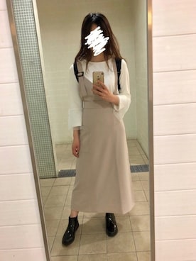 「2wayワンピース」｜「アイテム（ブーツ）」を使った、miiさん（レディース・160cm）の夏コーディネート