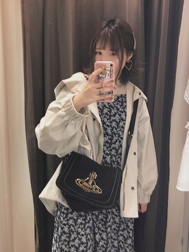 「Kastane」｜「アイテム（モッズコート）」を使った、エコさん（レディース・160cm）の春コーディネート