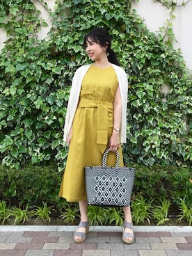 ルクールブランくずはモール店スタッフさん（レディース・158cm）の春コーディネート