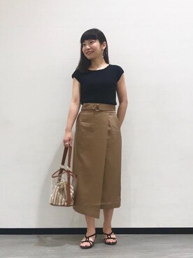 ルクールブランくずはモール店スタッフさん（レディース・153cm）の春コーディネート