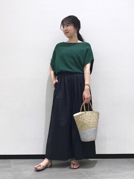 ルクールブランくずはモール店スタッフさん（レディース・158cm）の夏コーディネート