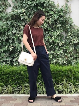 ルクールブランくずはモール店スタッフさん（レディース・153cm）の夏コーディネート