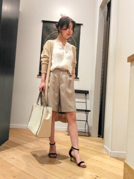 ルクールブランくずはモール店スタッフさん（レディース・157cm）の夏コーディネート
