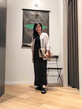 ルクールブランくずはモール店スタッフさん(レディース・154cm)の夏コーディネート