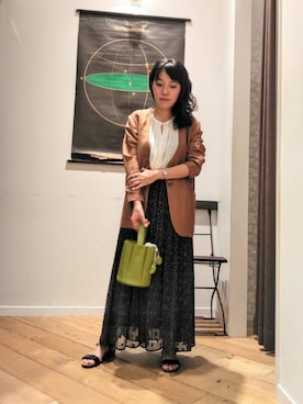 ルクールブランくずはモール店スタッフさん(レディース・154cm)の夏コーディネート