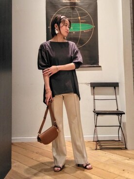 ルクールブランくずはモール店スタッフさん（レディース・155cm）の夏コーディネート