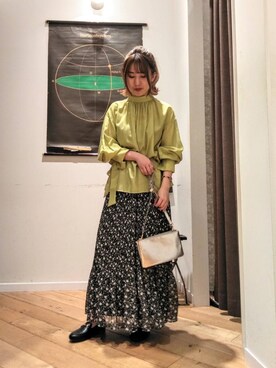 ルクールブランくずはモール店スタッフさん(レディース・157cm)の秋コーディネート