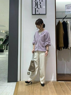 ルクールブランくずはモール店スタッフさん（レディース・151cm）の秋コーディネート