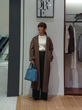 ルクールブランくずはモール店スタッフさん（レディース・151cm）の秋コーディネート