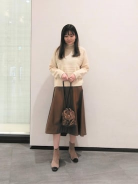 ルクールブランくずはモール店スタッフさんのコーディネート