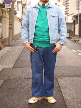 「MADE by sunny side up（サニーサイドアップ）のアイテム」を使った、yoheiさん（メンズ・175cm）の冬コーディネート