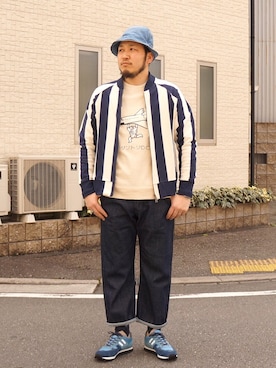 「ZDA（ゼットディーエー）のアイテム」を使った、yoheiさん（メンズ・175cm）の春コーディネート