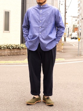 「weac.（ウィークス）のアイテム」を使った、yoheiさん（メンズ・175cm）の春コーディネート