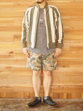 「ROTOTO（ロトト）のアイテム」を使った、yoheiさん（メンズ・175cm）の春コーディネート