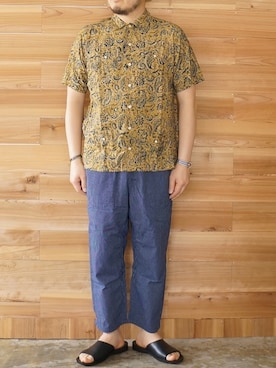「melple（メイプル）のアイテム」を使った、yoheiさん（メンズ・175cm）の春コーディネート