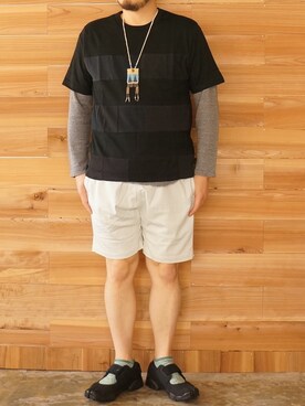 「ROTOTO（ロトト）のアイテム」を使った、yoheiさん（メンズ・175cm）の春コーディネート