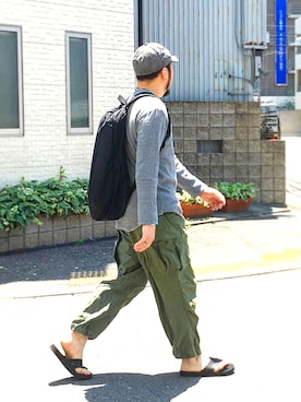 「Jackman（ジャックマン）のアイテム」を使った、yoheiさん（メンズ・175cm）の春コーディネート