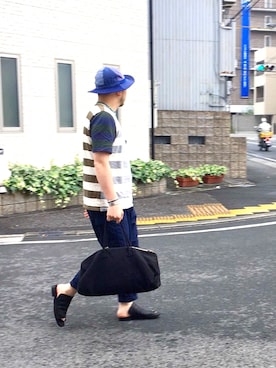 「YOUSED（ユーズド）のアイテム」を使った、yoheiさん（メンズ・175cm）の夏コーディネート