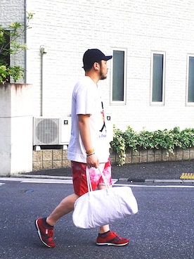 「ZDA（ゼットディーエー）のアイテム」を使った、yoheiさん（メンズ・175cm）の夏コーディネート