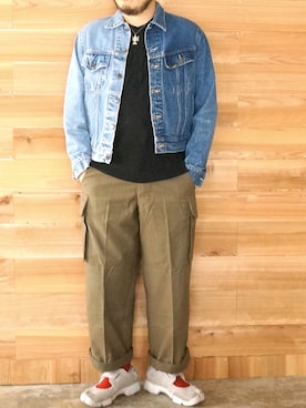 「MADE by sunny side up（サニーサイドアップ）のアイテム」を使った、yoheiさん（メンズ・175cm）の夏コーディネート