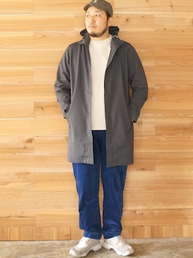 「weac.（ウィークス）のアイテム（パンツ）」を使った、yoheiさん（メンズ・175cm）の秋コーディネート