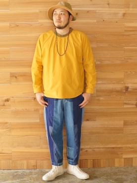 「YOUSED（ユーズド）のアイテム」を使った、yoheiさん（メンズ・175cm）の秋コーディネート