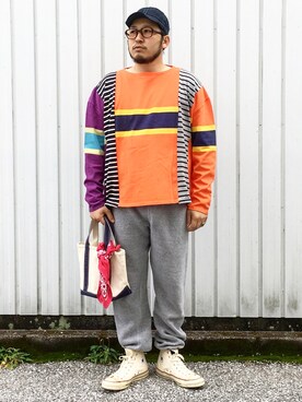 「Buzz Rickson's（バズリクソンズ）のアイテム（帽子）」を使った、yoheiさん（メンズ・175cm）の秋コーディネート