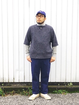 「Jackman（ジャックマン）のアイテム」を使った、yoheiさん（メンズ・175cm）の秋コーディネート