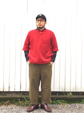 「Jackman（ジャックマン）のアイテム」を使った、yoheiさん（メンズ・175cm）の秋コーディネート