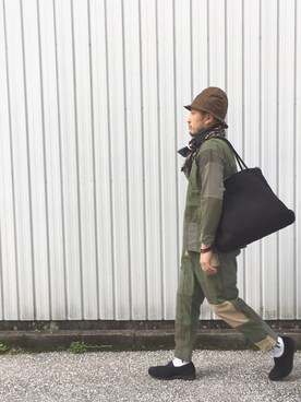 「SET UP」｜「アイテム（財布/小物）」を使った、yoheiさん（メンズ・175cm）の秋コーディネート