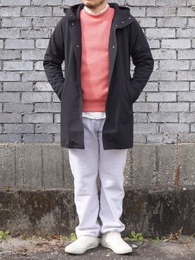「Jackman（ジャックマン）のアイテム（ジャケット/アウター）」を使った、yoheiさん（メンズ・175cm）の冬コーディネート