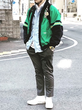 「Nasngwam（ナスングワム）のアイテム」を使った、yoheiさん（メンズ・175cm）の冬コーディネート