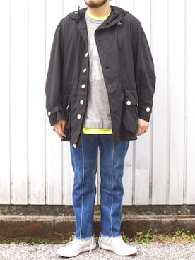 「MADE by sunny side up（サニーサイドアップ）のアイテム」を使った、yoheiさん（メンズ・175cm）の春コーディネート