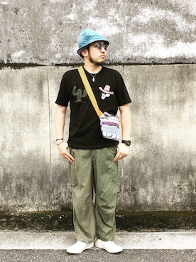 「masterkey（マスターキー）のアイテム」を使った、yoheiさん（メンズ・175cm）の夏コーディネート