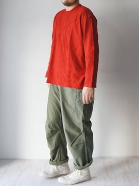 「MADE by sunny side up（サニーサイドアップ）のアイテム」を使った、yoheiさん（メンズ・175cm）の夏コーディネート