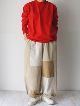 「YOUSED（ユーズド）のアイテム」を使った、yoheiさん（メンズ・175cm）の夏コーディネート