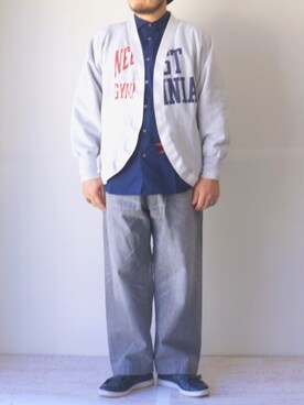 「MADE by sunny side up（サニーサイドアップ）のアイテム」を使った、yoheiさん（メンズ・175cm）の夏コーディネート