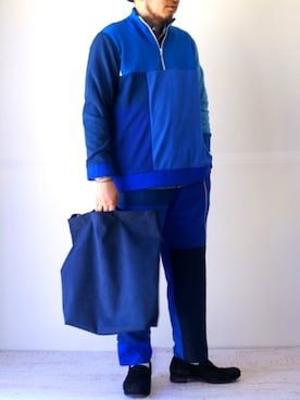 「SET UP」｜「アイテム（スリッポン）」を使った、yoheiさん（メンズ・175cm）の夏コーディネート