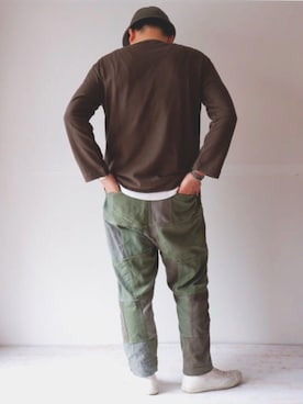 「Nasngwam（ナスングワム）のアイテム」を使った、yoheiさん（メンズ・175cm）の秋コーディネート