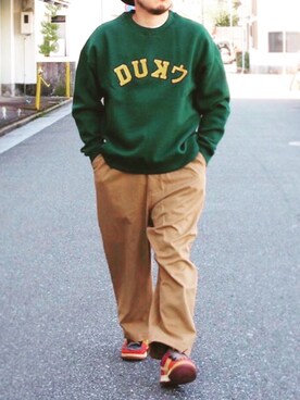 「weac.（ウィークス）のアイテム」を使った、yoheiさん（メンズ・175cm）の秋コーディネート