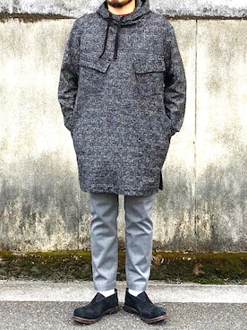 「ワントーンコーデ」｜「アイテム（その他アウター）」を使った、yoheiさん（メンズ・175cm）の秋コーディネート