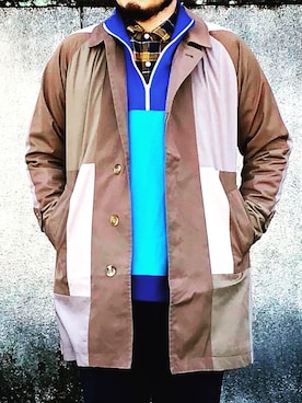 「weac.（ウィークス）のアイテム」を使った、yoheiさん（メンズ・175cm）の秋コーディネート
