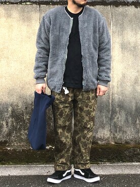 「AlexanderLeeChang（アレキサンダーリーチャン）のアイテム（スニーカー）」を使った、yoheiさん（メンズ・175cm）の秋コーディネート