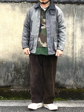 「YOUSED（ユーズド）のアイテム」を使った、yoheiさん（メンズ・175cm）の冬コーディネート