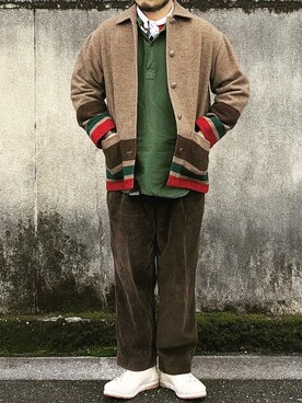 「Nasngwam（ナスングワム）のアイテム」を使った、yoheiさん（メンズ・175cm）の冬コーディネート