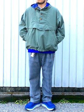 「レイヤードstyle」｜「アイテム（その他アウター）」を使った、yoheiさん（メンズ・175cm）の冬コーディネート