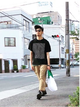 「Jackman（ジャックマン）のアイテム」を使った、yoheiさん（メンズ・175cm）の春コーディネート